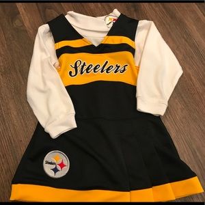 Pittsburgh Steelers infant cheerleader dress 18m